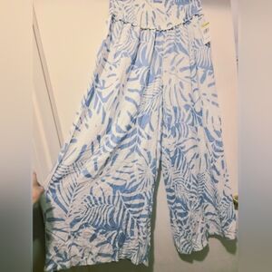 OceanDriveClothing Company. Blue Island Wideleg Pants!! Smocked Waisted